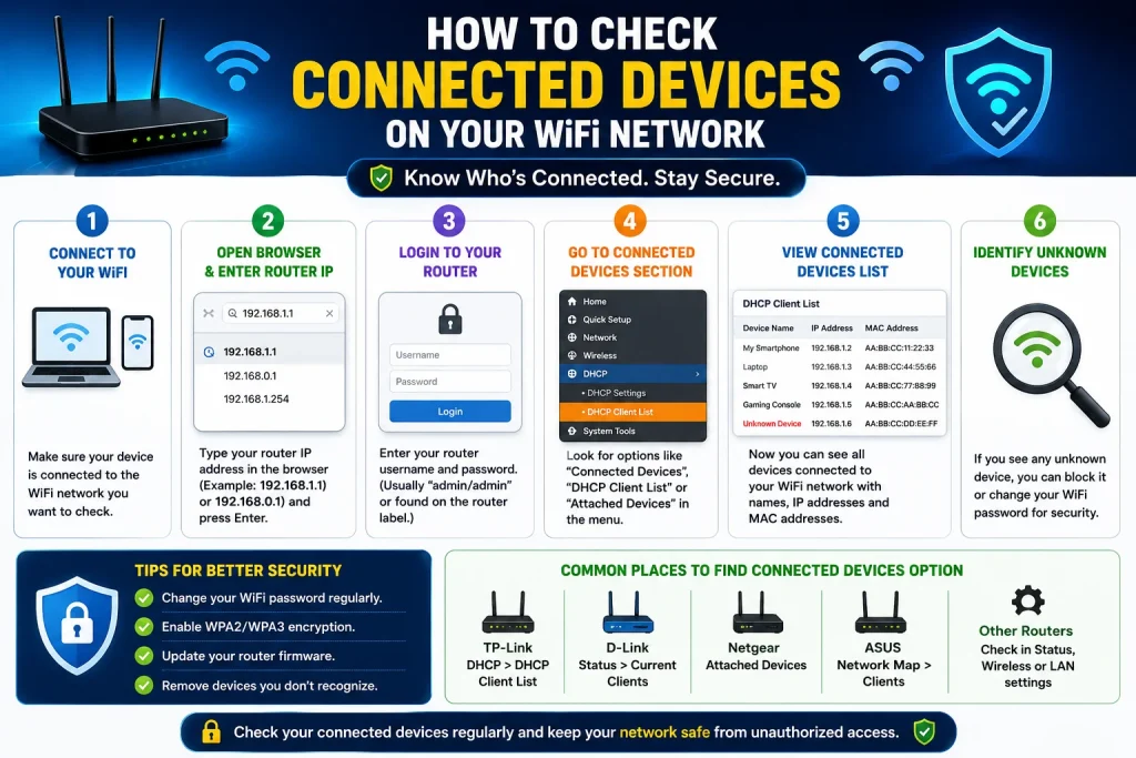 How To Check Connected Devices on Your WiFi Network